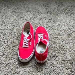 Men’s red vans
